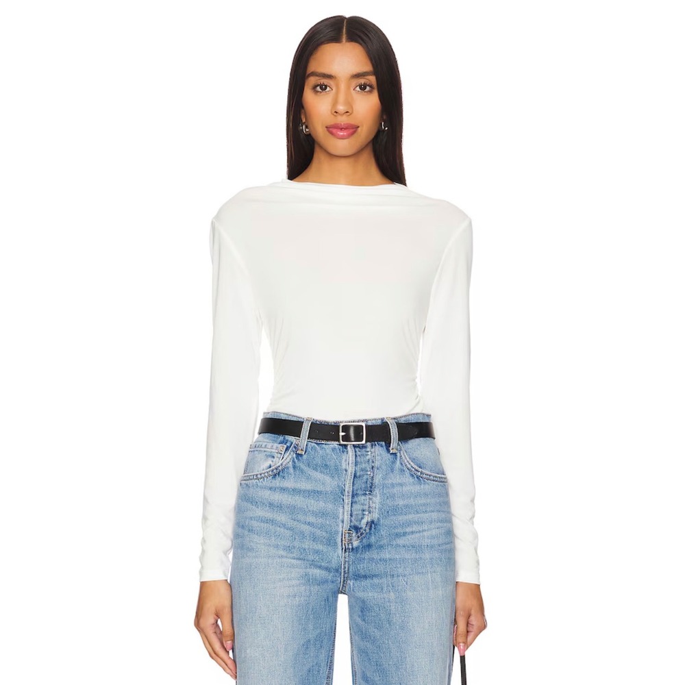 Steve Madden Elvira Top‎ in Whisper White Size Small NWT